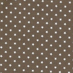 Dernier coupon 115 cm - Imprimé Première Étoile mini star noix