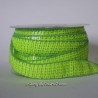 Galon à sequins fluo vert