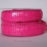 Galon à sequins fluo rose