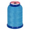 Fil mousse Fujix lamé bleu-argent
