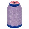 Fil mousse Fujix lamé parme-argent