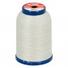Fil mousse Fujix lamé blanc-argent