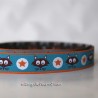 Ruban Mr & Mrs fox turquoise foncé