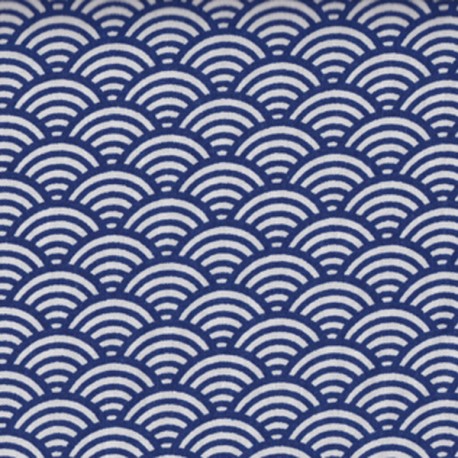 Cretonne sushis bleue