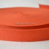 Sangle coton mélangé citrouille 32mm