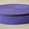 Sangle coton mélangé violette 32mm