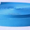 Sangle coton mélangé azur 32mm