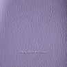 Similicuir grainé lilas