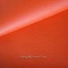 Similicuir grainé orange