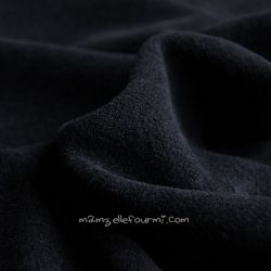 Coupon 50 cm - Maille merveilleuse noire