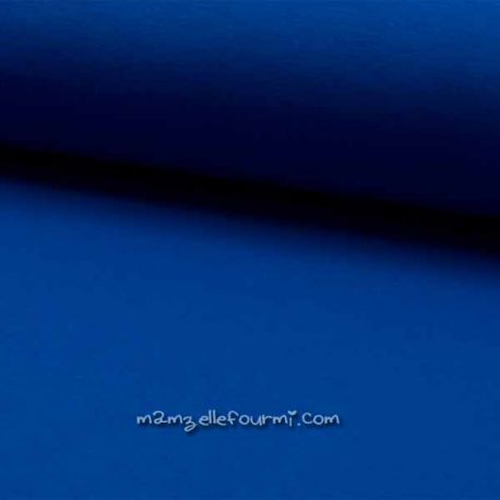 Molleton stretch bleu roi