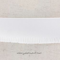 Élastique jupe blanc