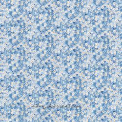 Dernier coupon 63 cm - Liberty Mitsi Valeria ciel