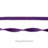 Élastique à double volant violet