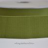 Gros grain élastique 36mm Frou-Frou vert