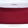 Gros grain élastique 36mm Frou-Frou bordeaux