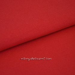 Maille polo rouge