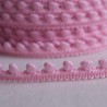 Galon à mini pompons rose