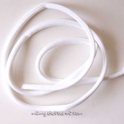 Cordon lycra blanc