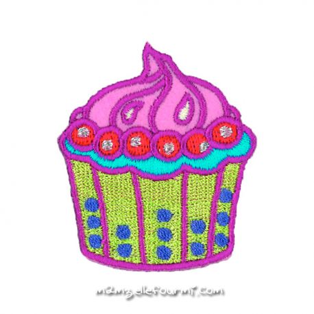 Patch thermocollant cupcake