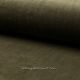 Jersey velours Oko-Tex kaki