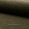 Jersey velours Oko-Tex kaki