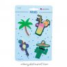 Lot de patches thermocollants cocktail palmtree