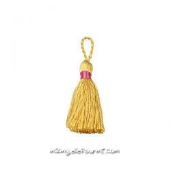 Pompon rayonne jaune