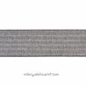 Élastique métallisé argent 40mm