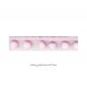 Galon petits pompons rose pale