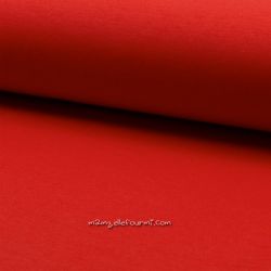 Molleton stretch rouge