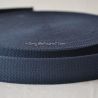 Sangle coton mélangé navy 25mm