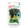 Pressions Prym rondes assortiment vert