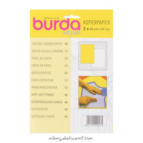 Papier calque carbone Burda