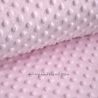 Minkee dots rose dragée