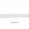 Élastique bretelles 10 mm blanc mat