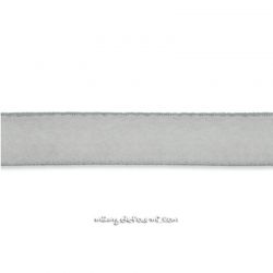 Élastique bretelles 10 mm gris