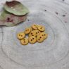 Bouton Atelier Brunette classic mat 10 mm ochre