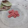 Bouton Atelier Brunette classic mat 10 mm terracotta