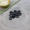 Bouton Atelier Brunette classic shine 12 mm black