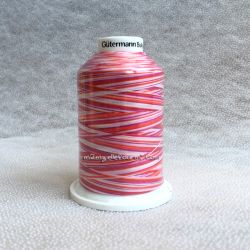 Fil Gütermann bulky-lock multicolore rouge