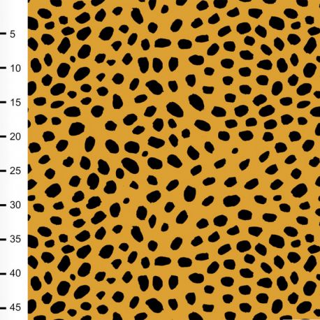 Jersey bio cheetah dots ocre