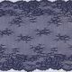 Dentelle de Calais 21 cm violet scintillant