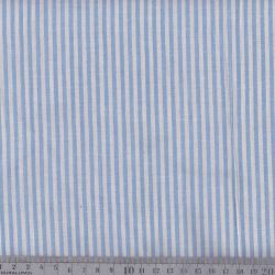 Coton/viscose rayures tissées bleu