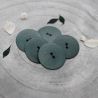 Bouton Atelier Brunette palm 20 mm smokey