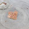 Bouton Atelier Brunette joy 15 mm melba