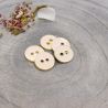 Bouton Atelier Brunette joy 15 mm powder