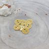 Bouton Atelier Brunette joy 15 mm mustard