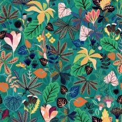 Viscose Gardenia feuillage vert