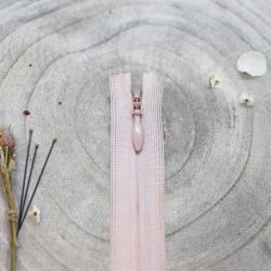 Zip invisible Atelier Brunette 20 cm pink